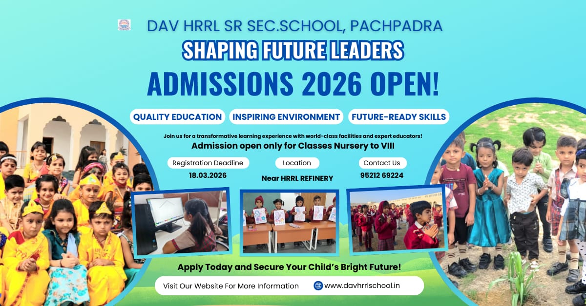 Admission Open for 2026-27